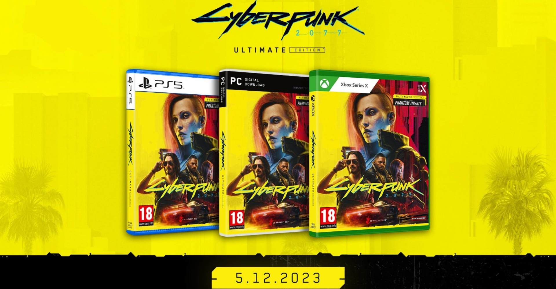 Cyberpunk 2077 ultimate edition copertina
